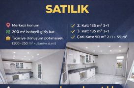 SATILIK 2+1 VE 3+1 DAİRELER